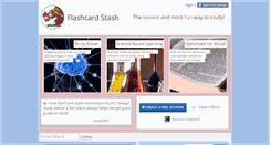 Desktop Screenshot of flashcardstash.com